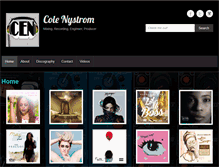 Tablet Screenshot of colenystrom.com